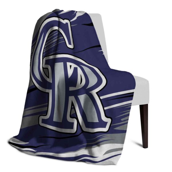 colorado rockies paint streaks blue white blanket top rated