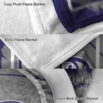 colorado rockies splatter effect blue blanket premium grade