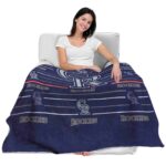 colorado rockies striped pattern blue blanket latest model