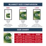 colorado state rams diagonal stripes green blanket best selling