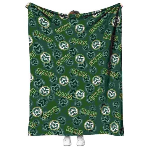 colorado state rams diehard fans green blanket best selling