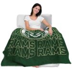 colorado state rams fan pride green blanket latest model