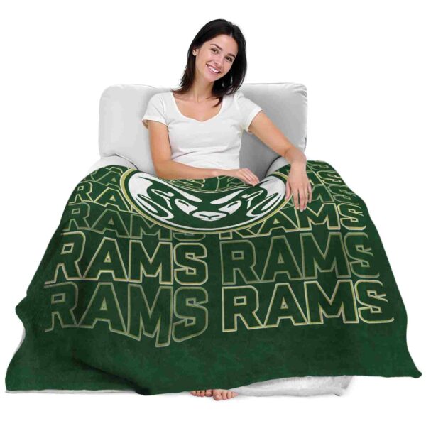 colorado state rams fan pride green blanket latest model