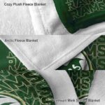 colorado state rams fan pride green blanket premium grade
