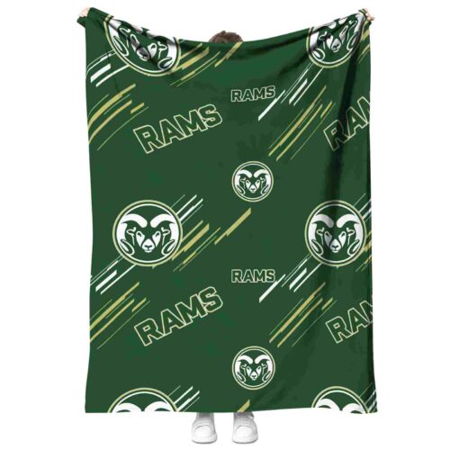colorado state rams fan spirit green blanket best selling