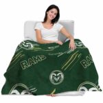 colorado state rams fan spirit green blanket best selling