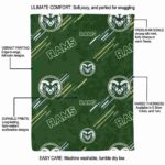 colorado state rams fan spirit green blanket best selling