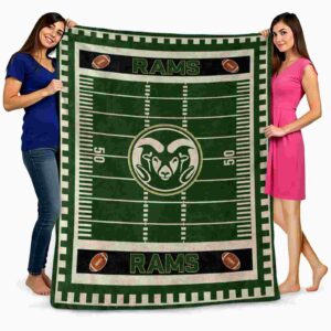 colorado state rams football field green blanket fashion forward