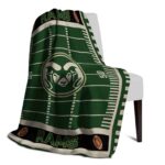 colorado state rams football field green blanket best selling