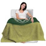 colorado state rams gradient dots green blanket best selling