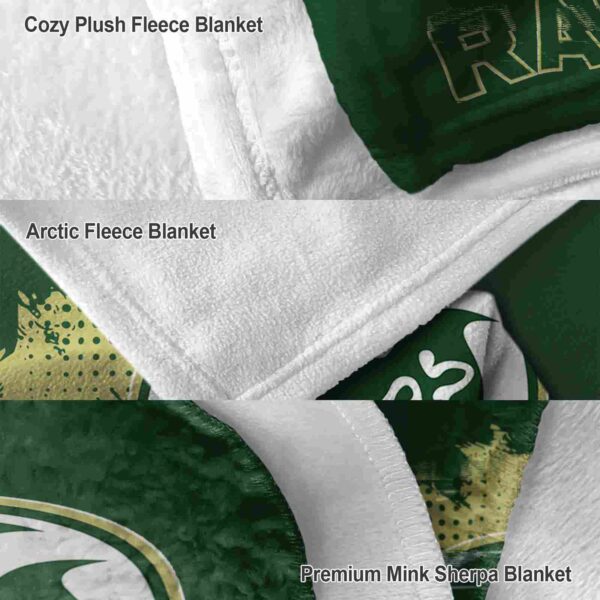 colorado state rams grunge texture green blanket premium grade