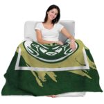 colorado state rams splatter effect green blanket best selling