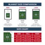 colorado state rams striped pattern green blanket best selling