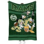 Colorado State Rams Three Musketeers Green Blanket 1 colorado state rams three musketeers green blanket best selling