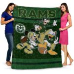 colorado state rams three musketeers green blanket best selling