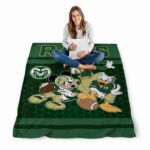 colorado state rams three musketeers green blanket best selling