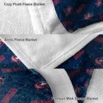 columbus blue jackets diehard fans navy blue blanket best selling