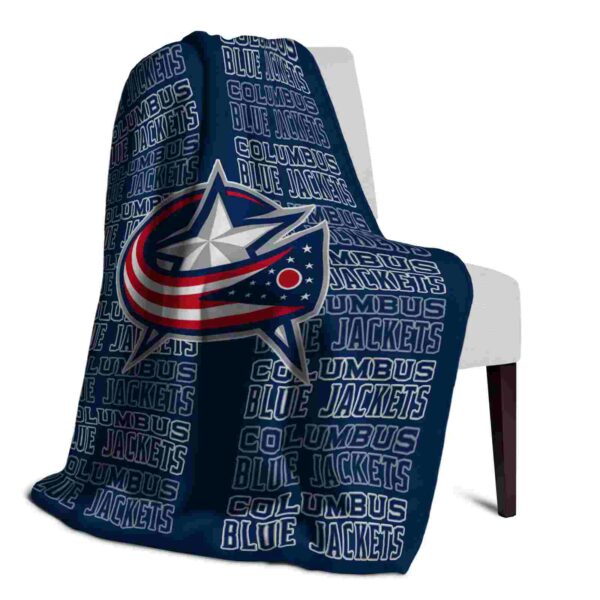 columbus blue jackets fan pride navy blue blanket top rated