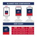 columbus blue jackets gradient dots navy blue blanket trendy