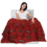 cornell big red diehard fans red blanket best selling