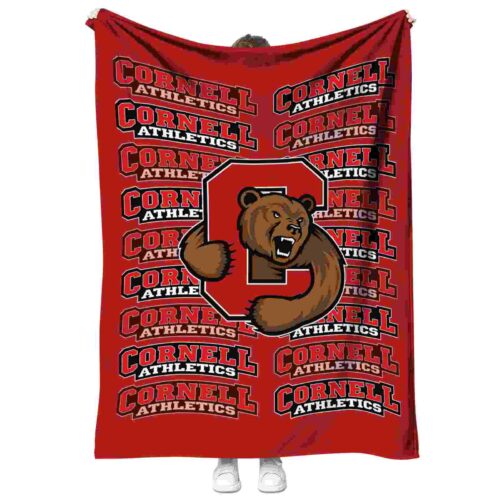 cornell big red fan pride red blanket best selling
