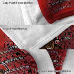 cornell big red fan pride red blanket premium grade