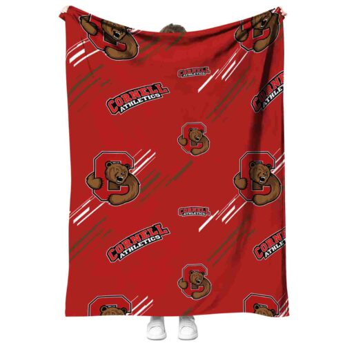 cornell big red fan spirit red blanket best selling