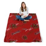 cornell big red fan spirit red blanket high quality