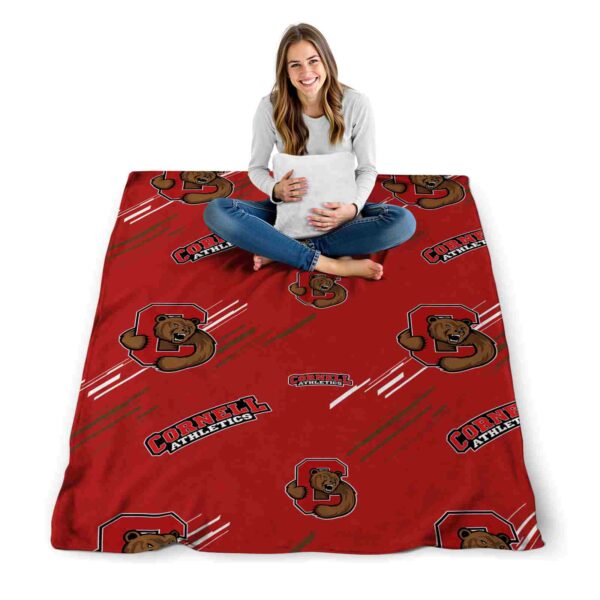 cornell big red fan spirit red blanket high quality