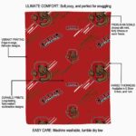cornell big red fan spirit red blanket new arrival