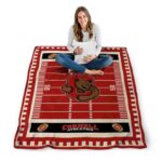 cornell big red football field red blanket best selling