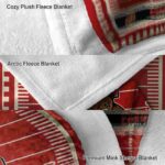 cornell big red football field red blanket best selling