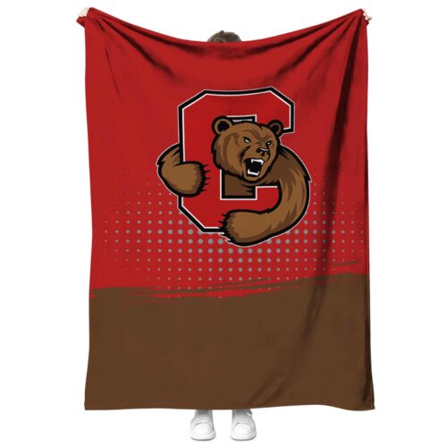 cornell big red gradient dots red blanket best selling