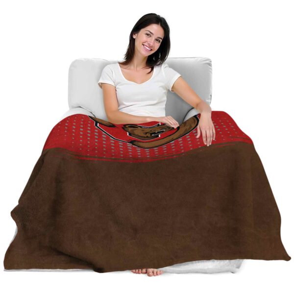 cornell big red gradient dots red blanket latest model
