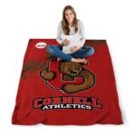 cornell big red grunge texture red blanket best selling
