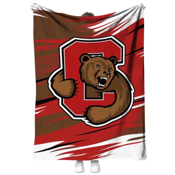 cornell big red paint streaks red white blanket best selling