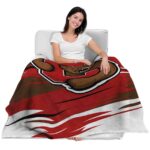 cornell big red paint streaks red white blanket latest model