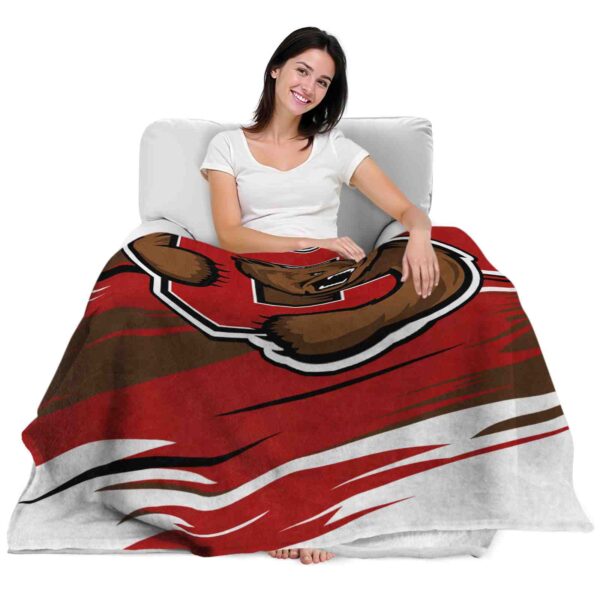 cornell big red paint streaks red white blanket latest model