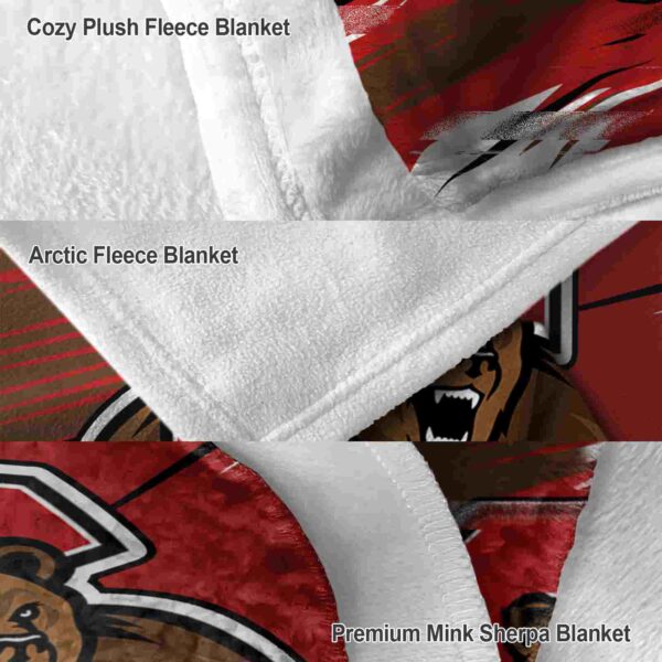 cornell big red paint streaks red white blanket premium grade