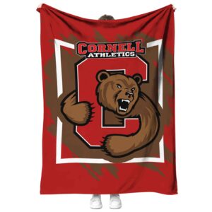 cornell big red splatter effect red blanket best selling