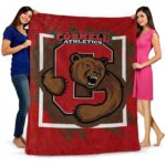 cornell big red splatter effect red blanket best selling