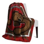 cornell big red splatter effect red blanket best selling