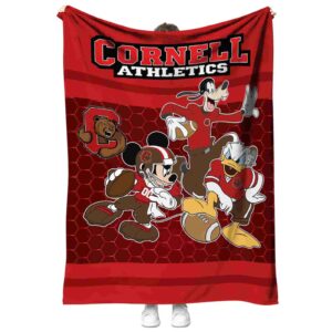 cornell big red three musketeers red blanket best selling