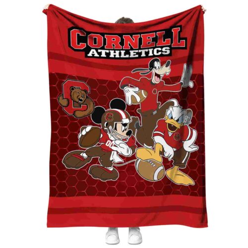 cornell big red three musketeers red blanket best selling