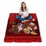 cornell big red three musketeers red blanket best selling