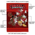 cornell big red three musketeers red blanket best selling