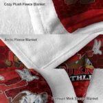 cornell big red three musketeers red blanket best selling