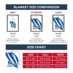 creighton bluejays brushstrokes blue white blanket trendy