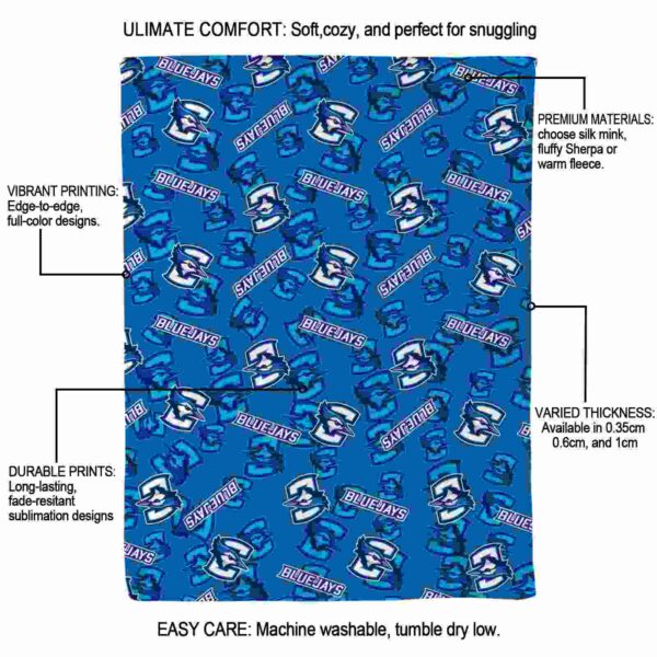 creighton bluejays diehard fans blue blanket new arrival