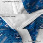 creighton bluejays diehard fans blue blanket premium grade